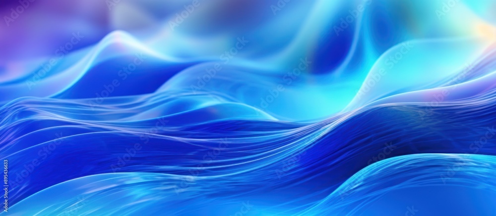 Abstract Blue Waves Abstract Blue Waves