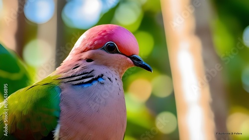 A pinkheaded fruit dove.generative.ai  photo