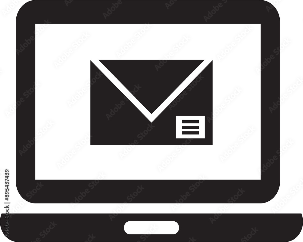 Email in Laptop Icon
Email in Laptop Icon