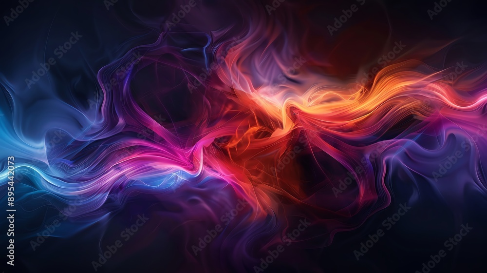 Abstract marble fractal in neon colors, digital art, vibrant and intricate, Abstract marble fractal in neon colors, digital art, vibrant and intricate,