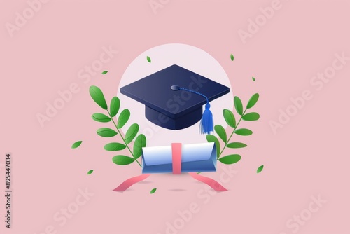 a certificate event where a graduate receives their bachelor's degree, highlighting the pride and celebration of completing an academic milestone.