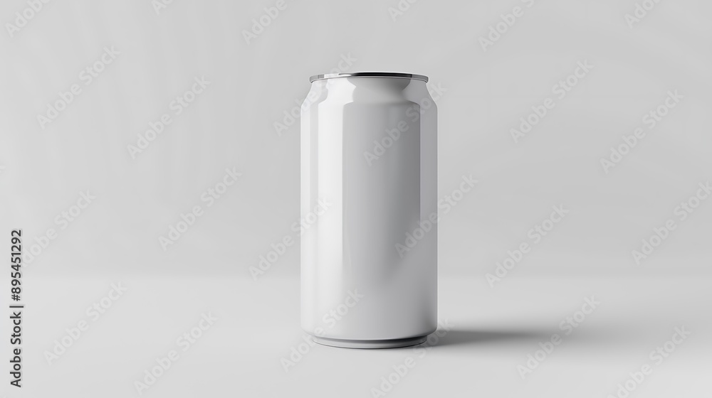 White Can on White Background White Can on White Background