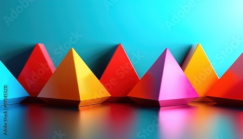 Set of colorful geometric structures