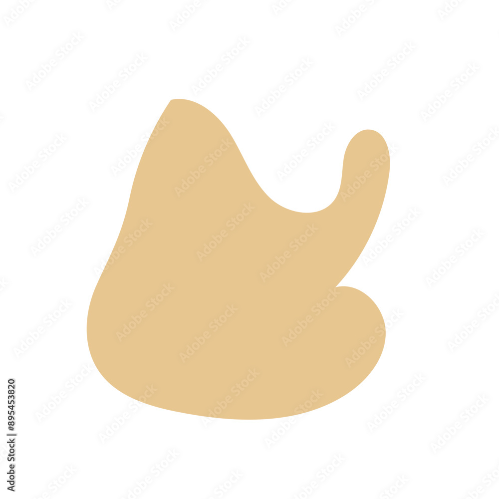 Neutral abstract shapes blob vector decoration Neutral abstract shapes blob vector decoration