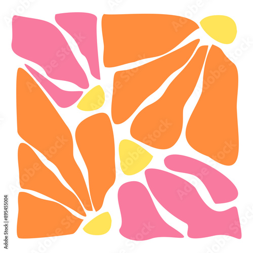 Organic Tileable Flower Vector