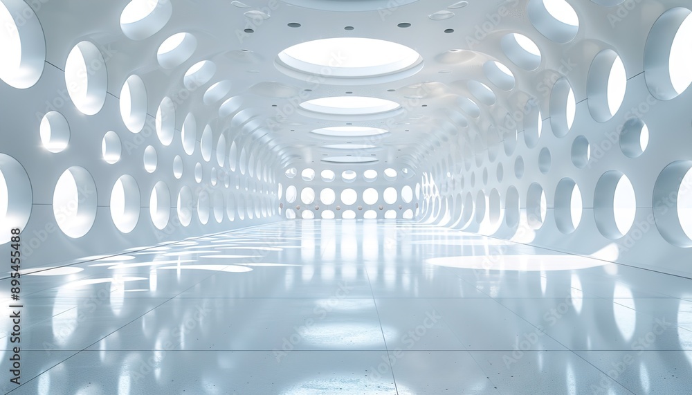 Naklejka premium Sky tunnel 