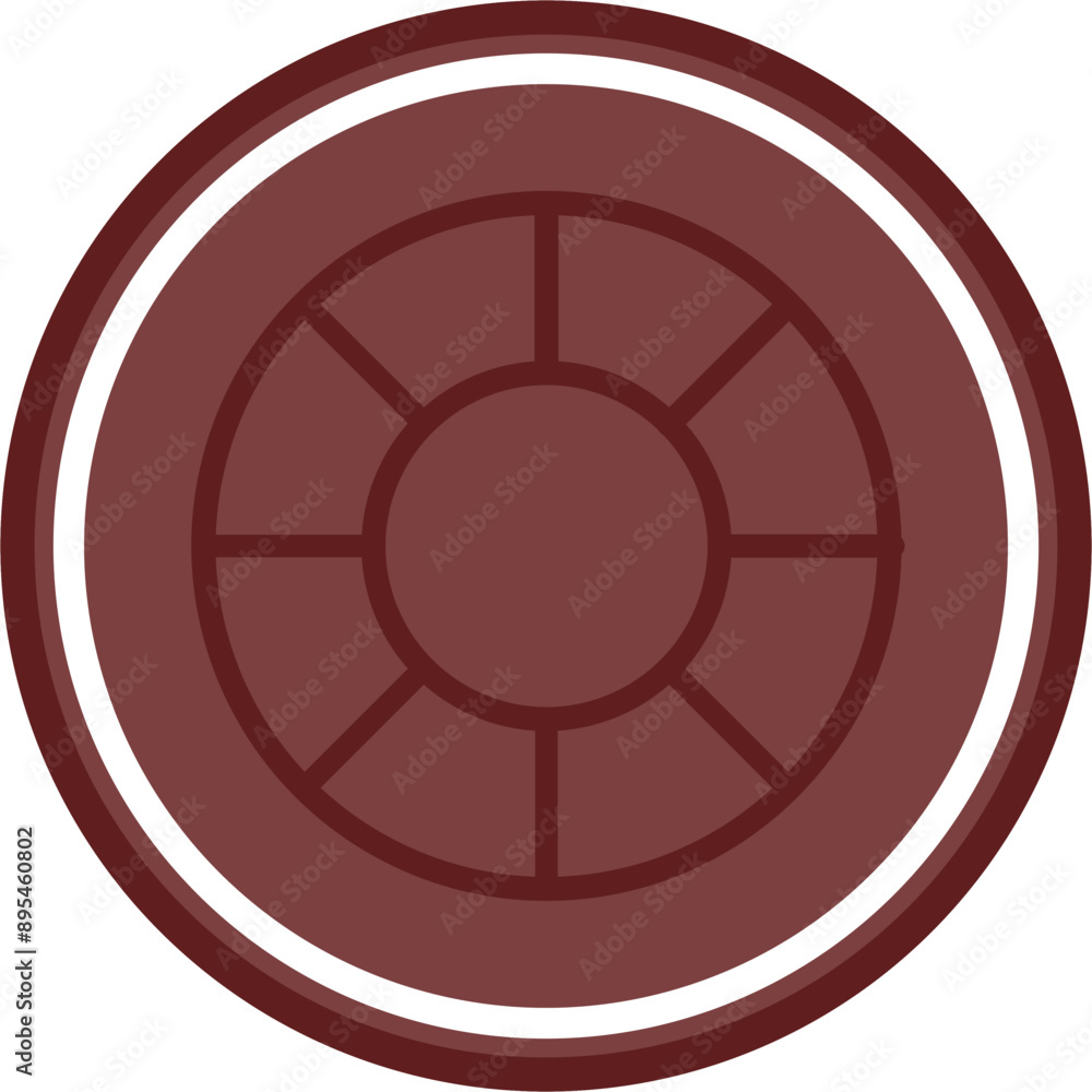 Pool Float Vector Line Double Circle Maroon Pool Float Vector Line Double Circle Maroon