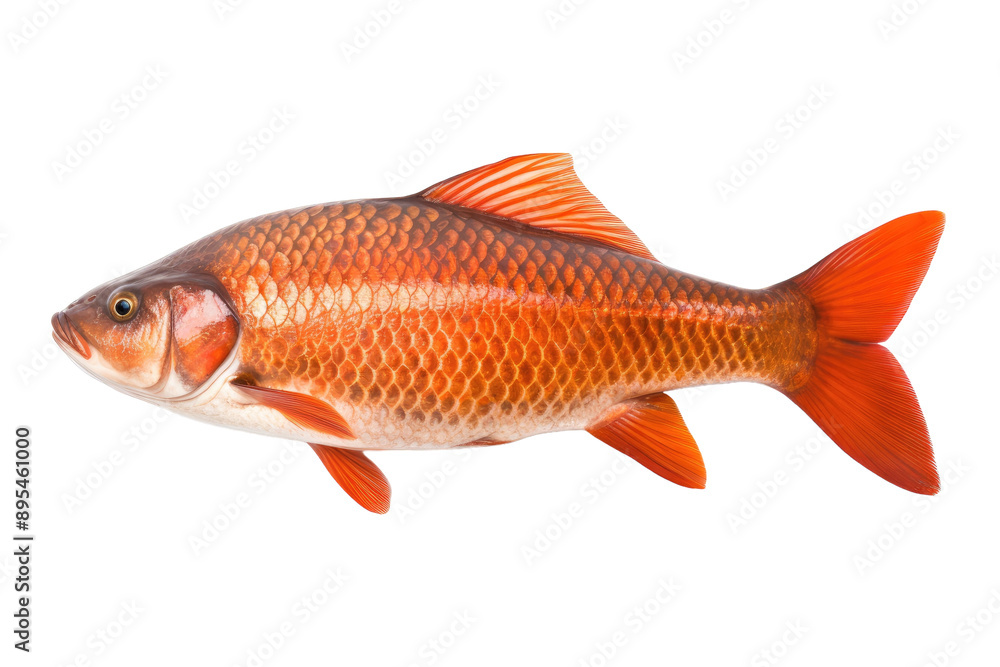 Beautifully Scaled Carp Fish Isolated on Transparent Background Beautifully Scaled Carp Fish Isolated on Transparent Background