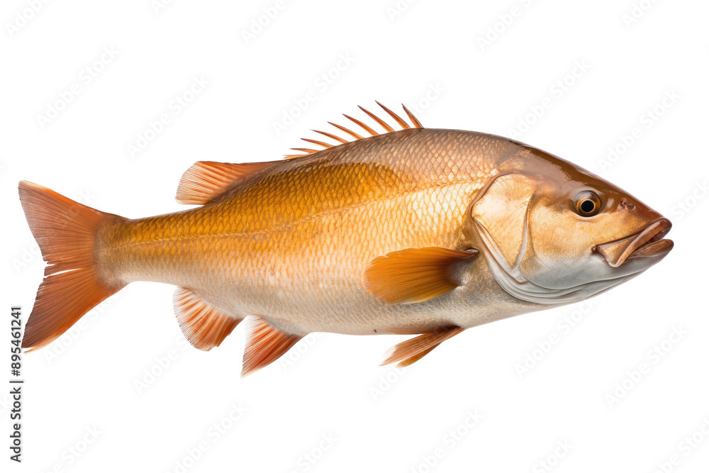 Fototapeta premium Cuttlefish Swimming in the Ocean Isolated on Transparent Background