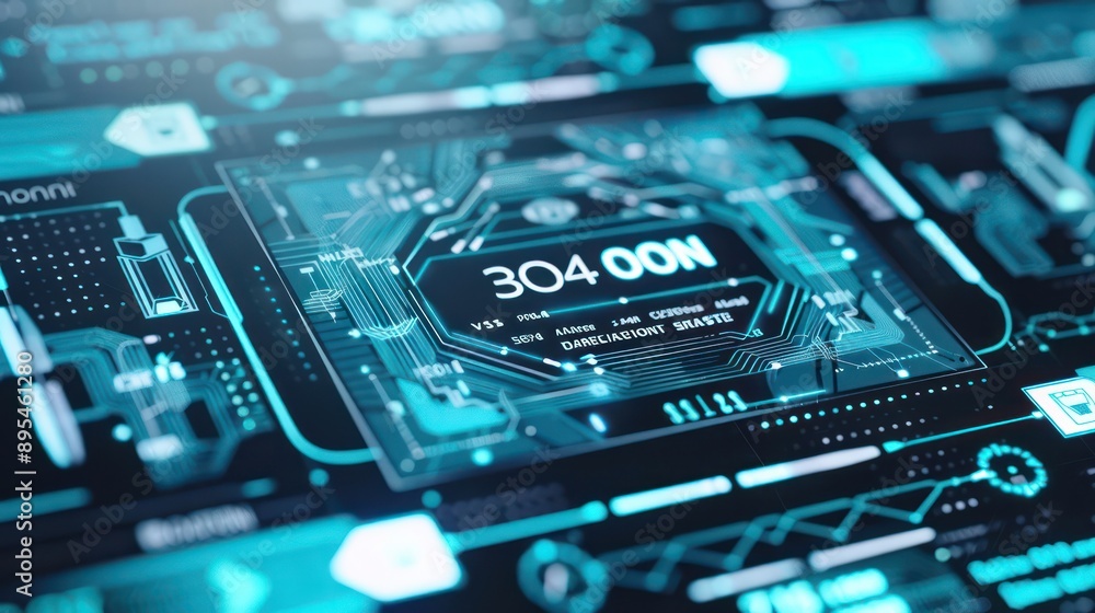close-up of a digital bond certificate, with intricate designs and secure features displayed on a high-tech screen close-up of a digital bond certificate, with intricate designs and secure features displayed on a high-tech screen