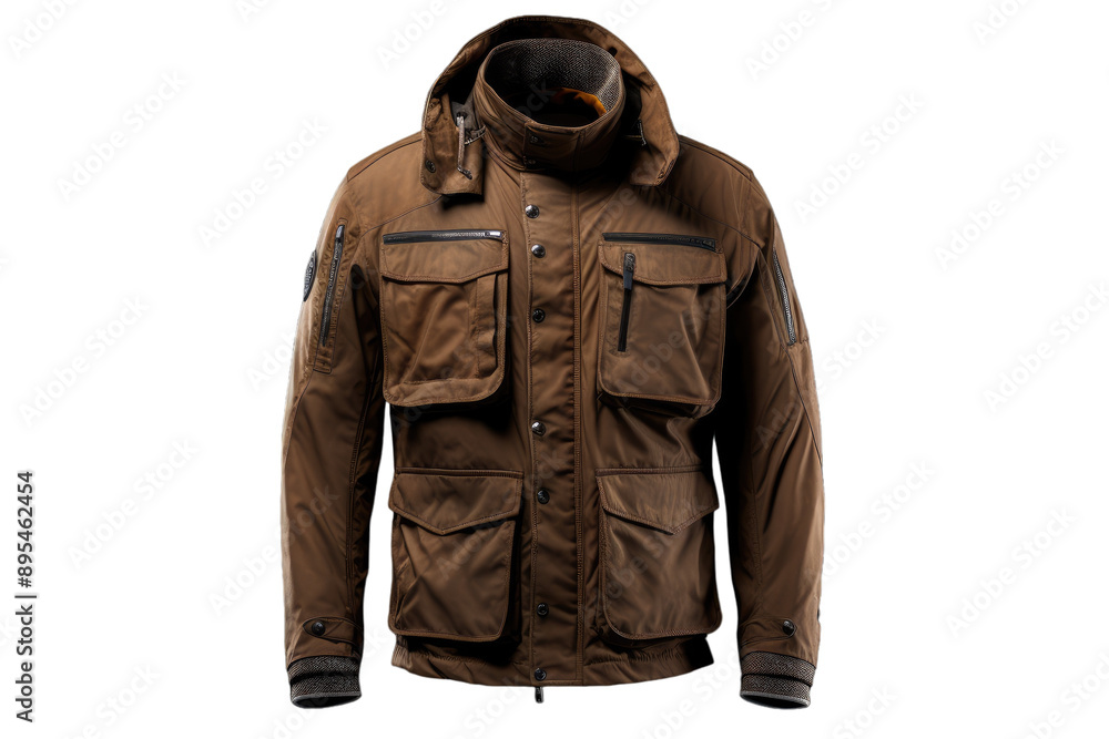 Convertible Jacket with Detachable Sleeves isolated on transparent background Convertible Jacket with Detachable Sleeves isolated on transparent background