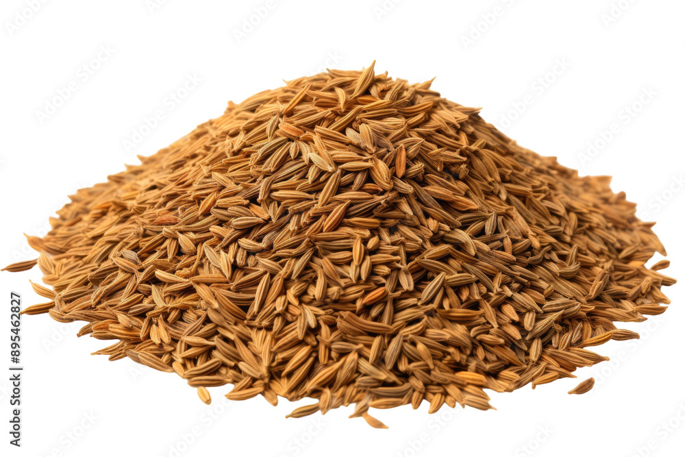 Ground Cumin Powder isolated on transparent background Ground Cumin Powder isolated on transparent background