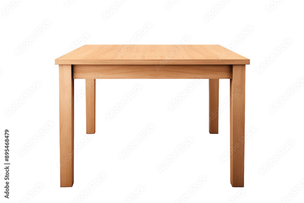 Sleek Parsons Table with Dark Wood Finish isolated on transparent background Sleek Parsons Table with Dark Wood Finish isolated on transparent background
