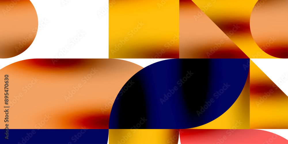 Shadow effect shiny circles and round triangles geometric modern art. Vector Illustration For Wallpaper, Banner, Background, Card, Book Illustration, landing page Shadow effect shiny circles and round triangles geometric modern art. Vector Illustration For Wallpaper, Banner, Background, Card, Book Illustration, landing page
