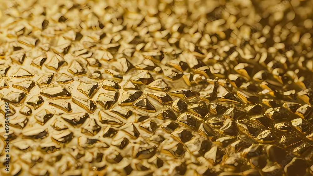 Obraz premium Realistic Of Rough Texture of Golden Plate Surface