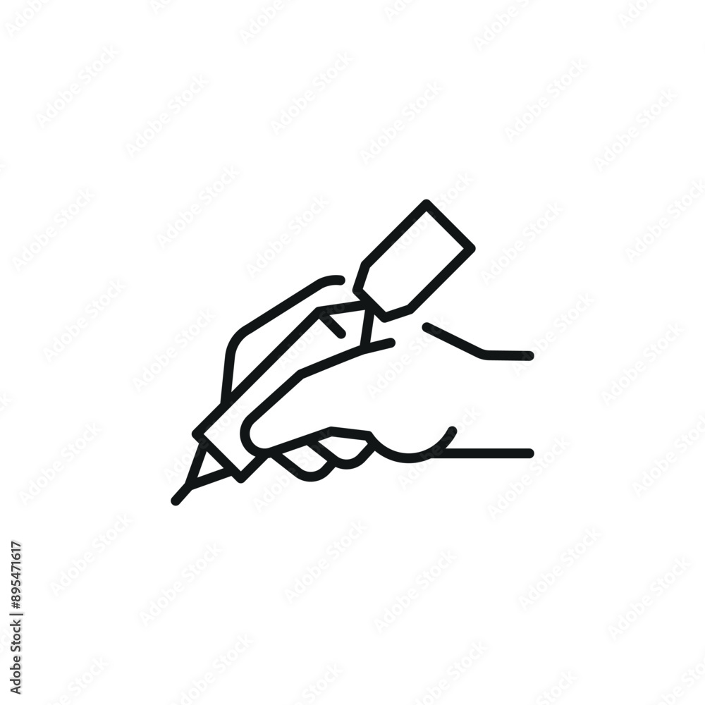 Tattoo machine icon. Simple tattoo machine icon for social media, app, and web design. Vector illustration. Tattoo machine icon. Simple tattoo machine icon for social media, app, and web design. Vector illustration.