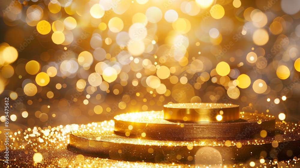 Golden festive sparky new years/xmas podium banner Golden festive sparky new years/xmas podium banner