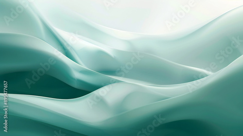 Wallpaper Mural Abstract mint and background illustration Torontodigital.ca
