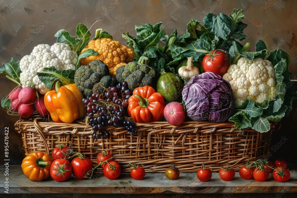 A detailed and artistic depiction of heirloom vegetables, showcasing their unique beauty and variety. A detailed and artistic depiction of heirloom vegetables, showcasing their unique beauty and variety.