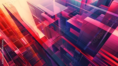 abstract background with squares