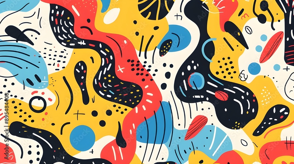 seamless pattern with fishes seamless pattern with fishes