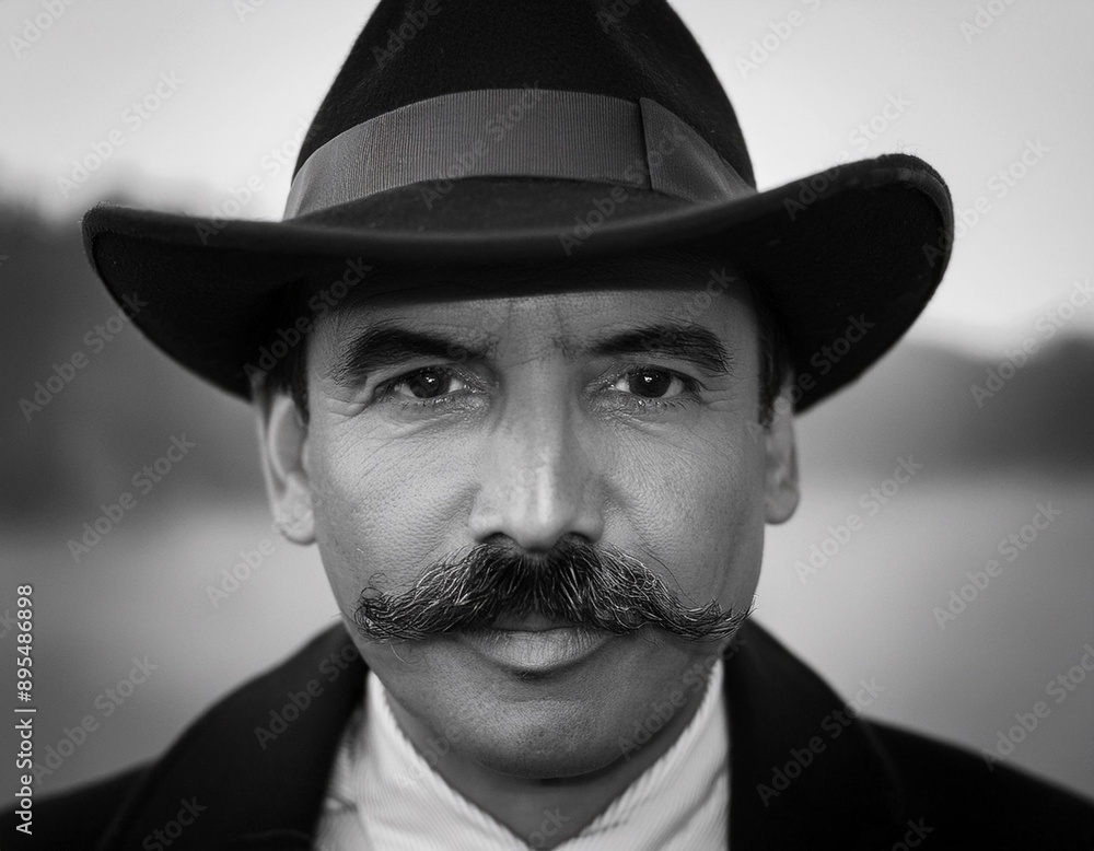 Classic Film Noir Man Headshot Portrait with Timeless Elegance Classic Film Noir Man Headshot Portrait with Timeless Elegance