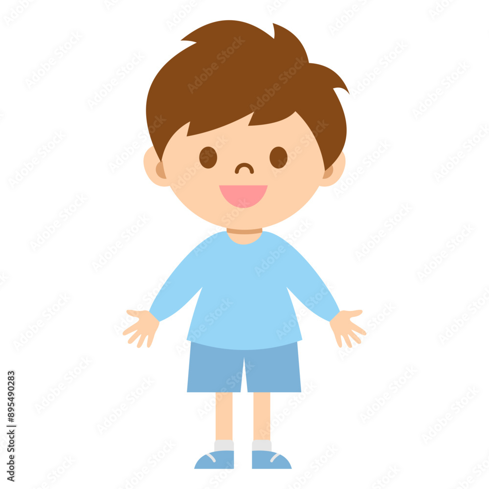 Cute Children Character Vector Cute Children Character Vector
