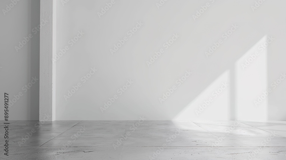 Blank Room with Empty White Walls - Mockup Blank Room with Empty White Walls - Mockup