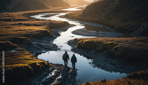 Marsh Wanders in Rainy Winter: The Expeditioner's Jaunt Engulfed in Landslide