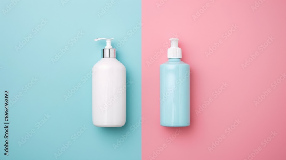 Counterfeit product with authentic version side by side, Trick, consumer fraud and awareness Counterfeit product with authentic version side by side, Trick, consumer fraud and awareness