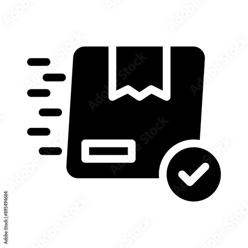 shipment glyph icon