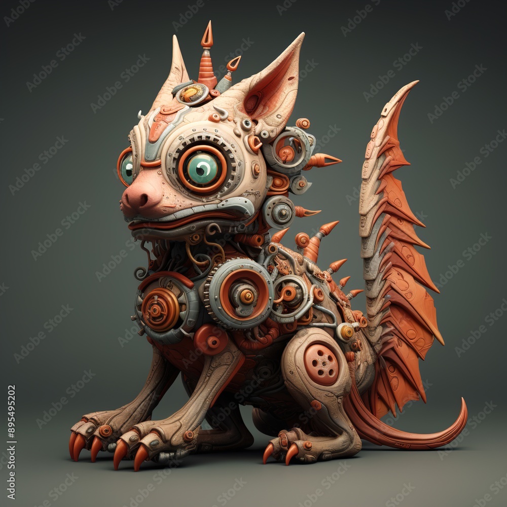 Obraz premium monster cartoon