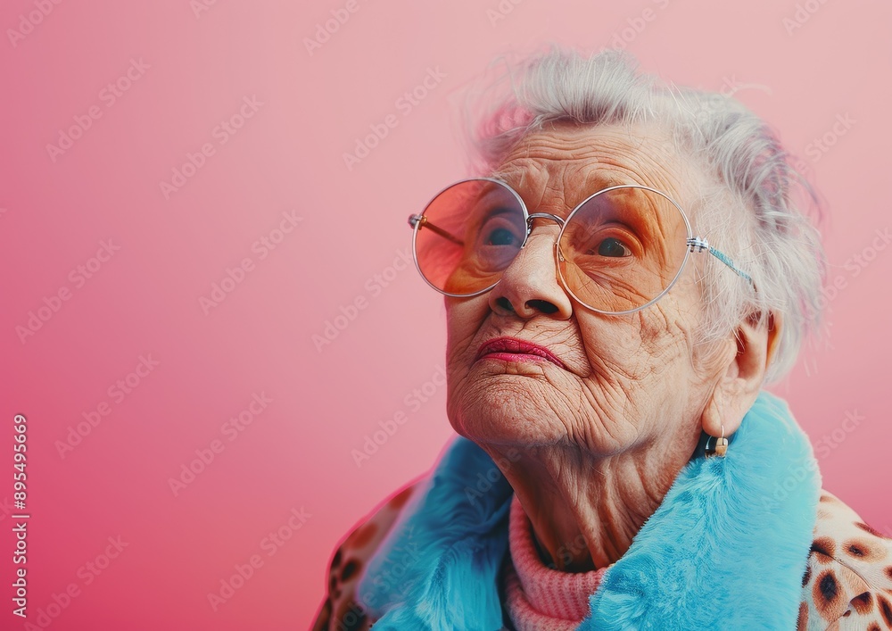 Stylish Elderly Woman Stylish Elderly Woman