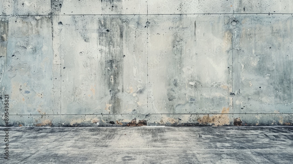 Obraz premium Retro concrete wall with copy space.