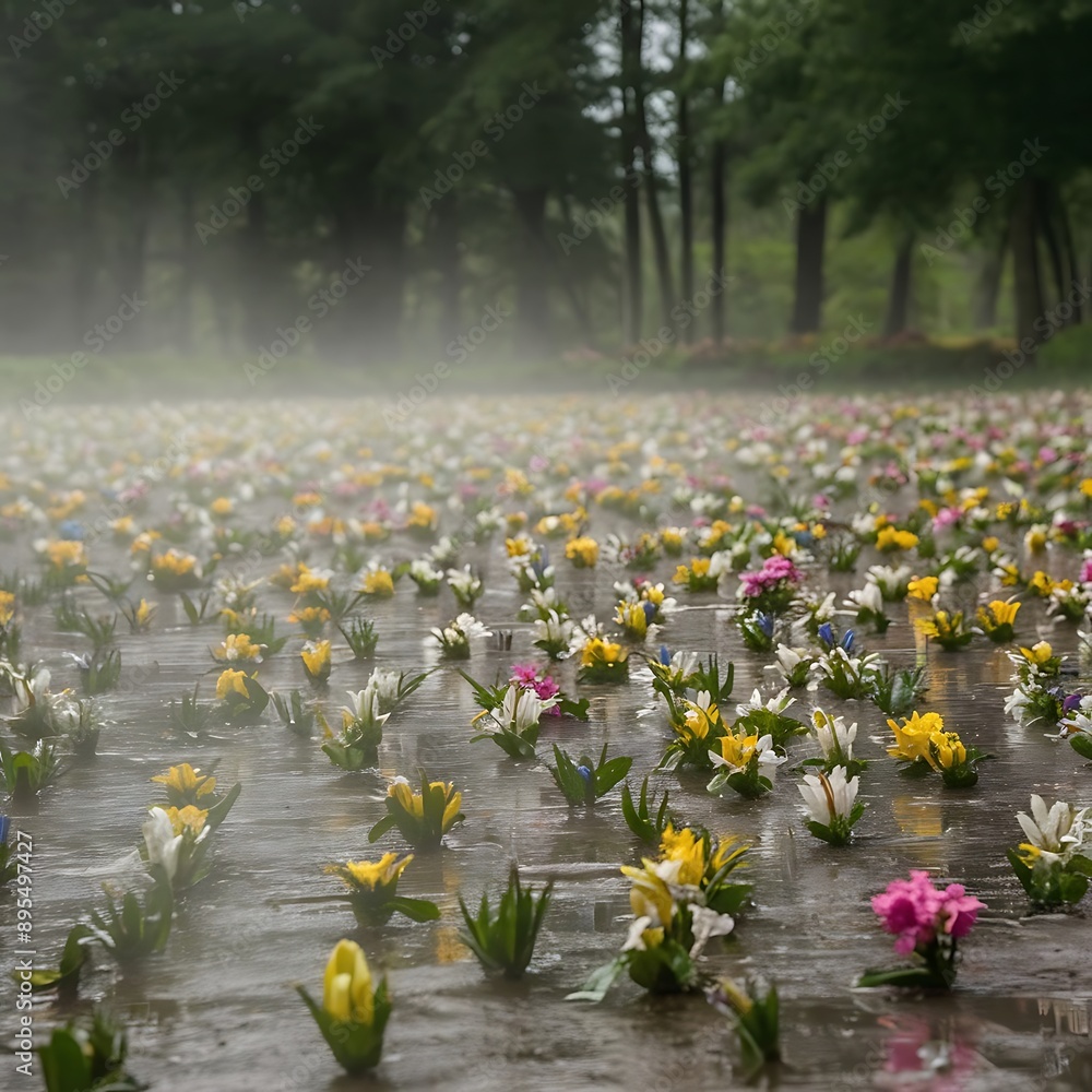 Obraz premium flowers in a field