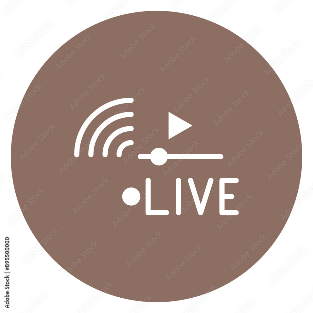 Live Streaming icon vector image. Can be used for Live Streaming. Live Streaming icon vector image. Can be used for Live Streaming.