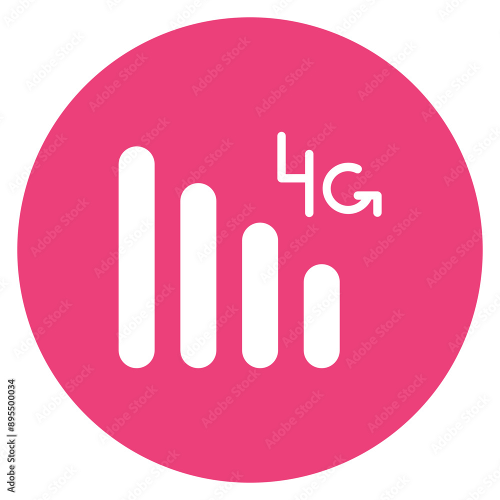 4G icon vector image. Can be used for Live Streaming. 4G icon vector image. Can be used for Live Streaming.