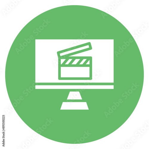 Webcast icon vector image. Can be used for Live Streaming.