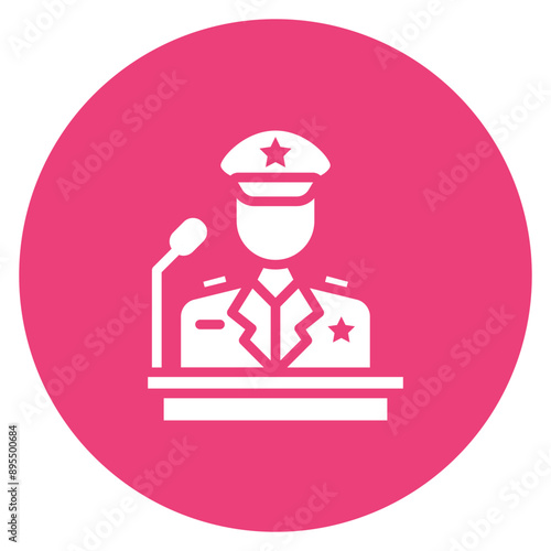 Dictatorship icon vector image. Can be used for Politics.