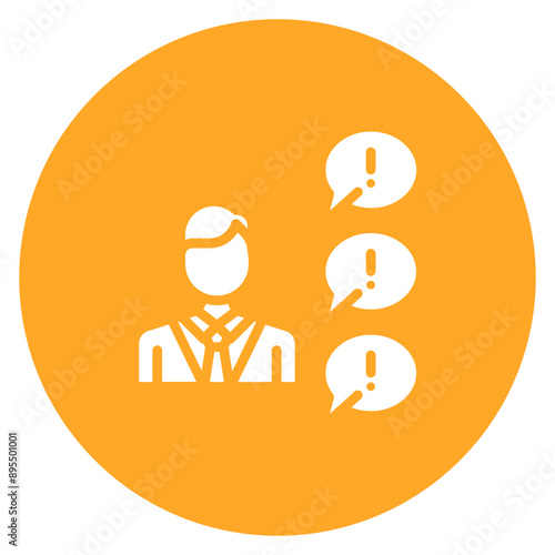 Mudslinging icon vector image. Can be used for Politics.