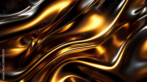 : Abstract_neon_background_bronze_da background illustratio