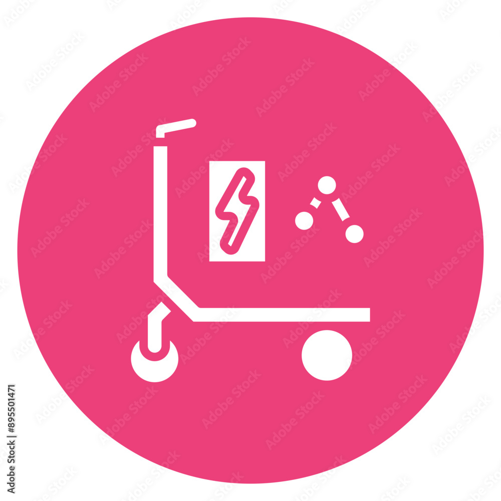 Electric Scooter Share icon vector image. Can be used for Personal Transportation. Electric Scooter Share icon vector image. Can be used for Personal Transportation.