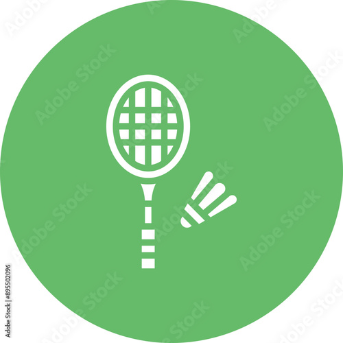Badminton icon vector image. Can be used for Sport Equipment.
