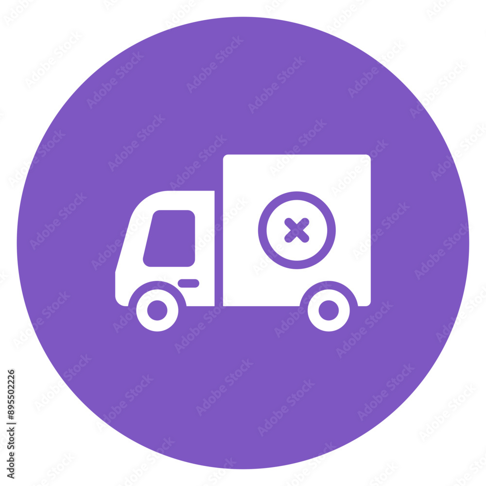 Failed Delivery icon vector image. Can be used for Postal Service. Failed Delivery icon vector image. Can be used for Postal Service.