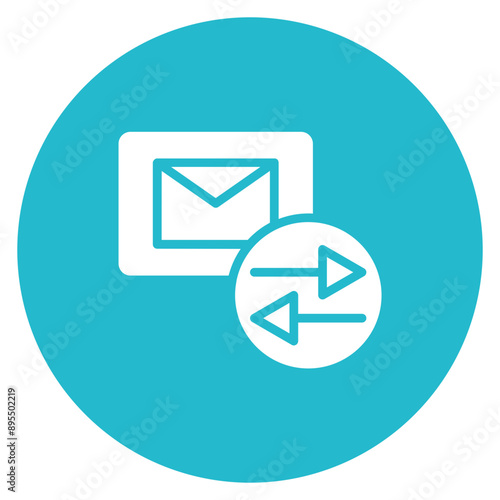 Letter Sorting icon vector image. Can be used for Postal Service.