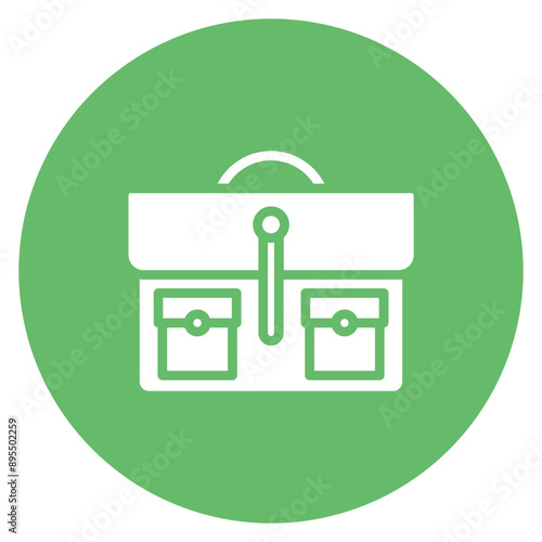 Mail Bag icon vector image. Can be used for Postal Service.
