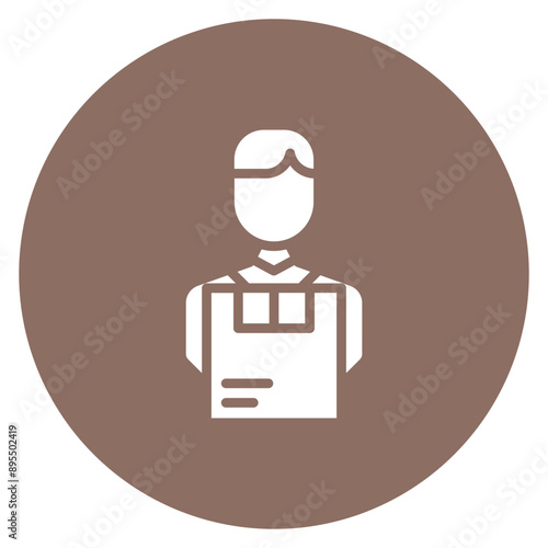 Recipient icon vector image. Can be used for Postal Service.