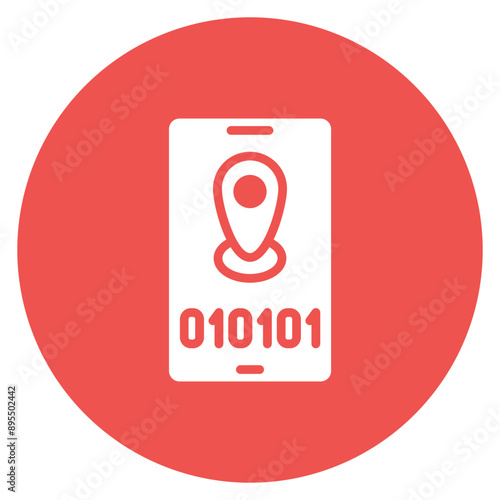 Tracking Number icon vector image. Can be used for Postal Service.