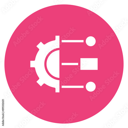 Resource Allocation icon vector image. Can be used for Project Assesment.