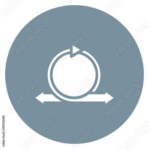 Scrum icon vector image. Can be used for Project Assesment.